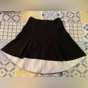Halogen 16 NWT High Low A-line Black & White Skirt
